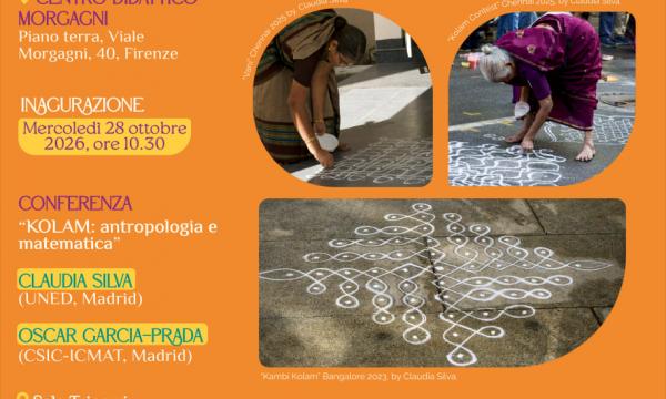 Mostra fotografica Kolam, un'arte effimera delle donne dell'India meridionale.
