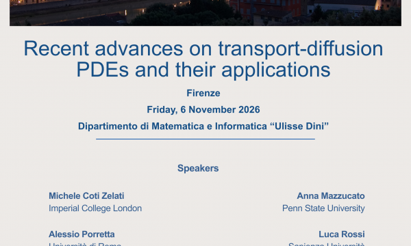 Recent advances on transport-diffusion PDEs and their applications