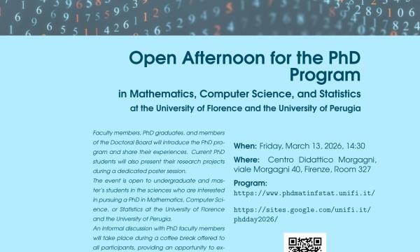 Open Afternoon for the PhD Program